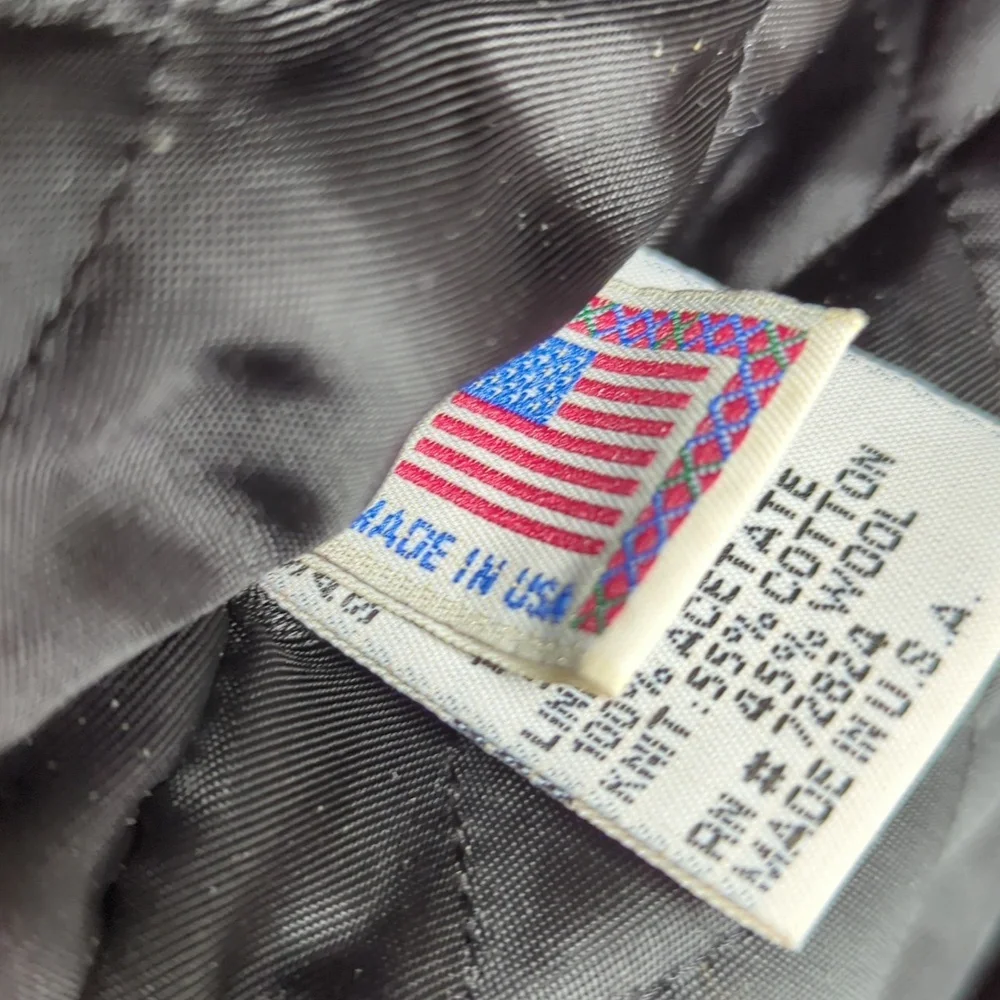 Like New Golden Bear Black Varsity Jacket - Picture 9 of 11